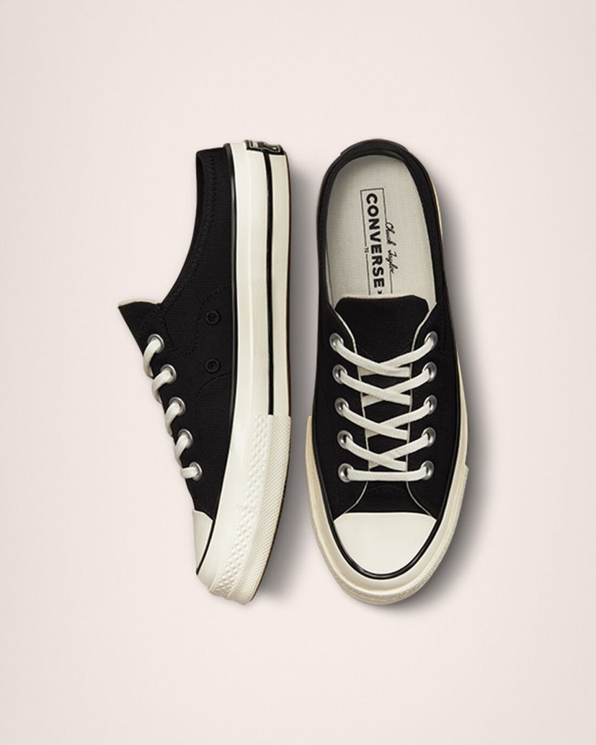 Pánské Boty Nízké Converse Chuck 70 Mule Černé | CZ UHCP28